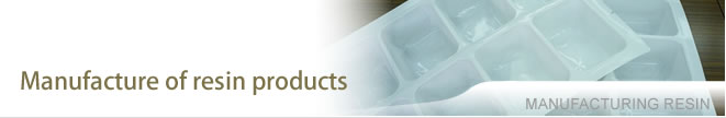 Manufacture of resin products